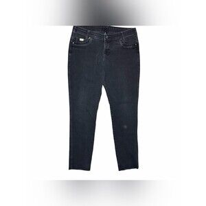 KUHL Womens Jeans Black Straight Thermik Pants Denim Outdoor Hiking Trail Sz 14